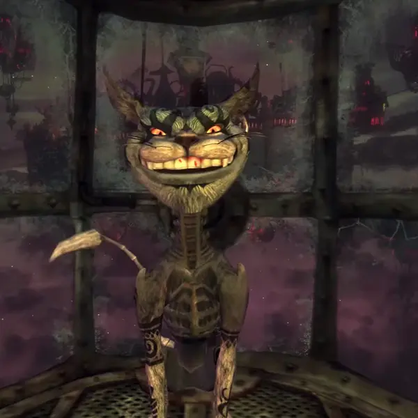 alice madness return chat du Cheshire