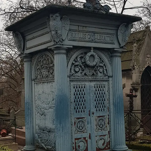 tombeau crypte cimetiere paris