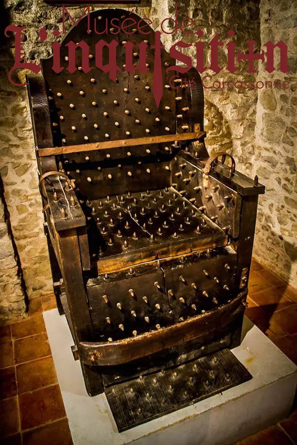 chaise torture medievale pointe carcassonne