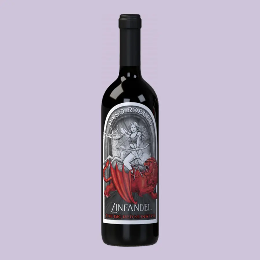 vin etiquette gothique et dark