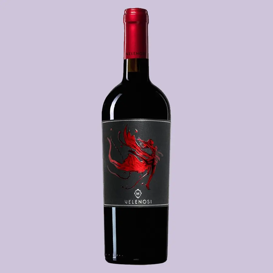 vin etiquette gothique et dark