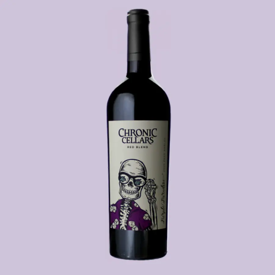 vin etiquette gothique et dark